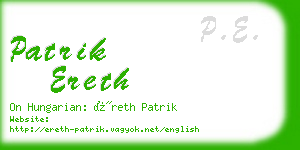 patrik ereth business card